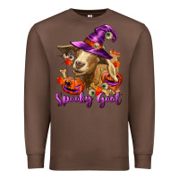 Chestnut Spooky Goat Premium Sweatshirt - RanaPortraitStore