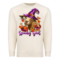Spooky Goat Premium Sweatshirt | Teevron