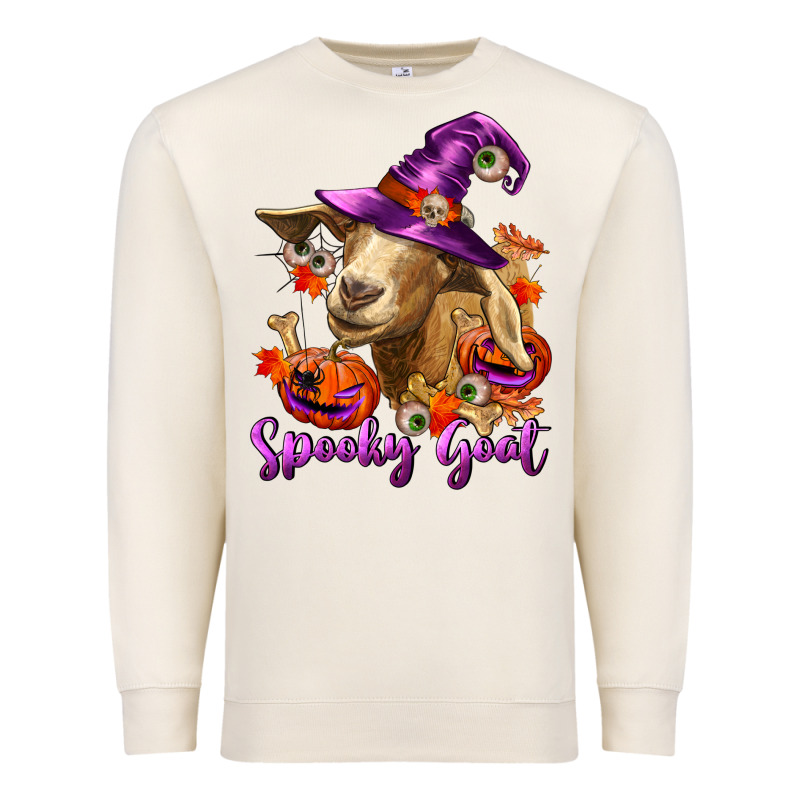 Spooky Goat Premium Sweatshirt by RanaPortraitStore | Teevron