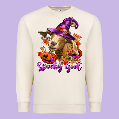 Premium Sweatshirt Spooky Goat