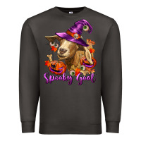 Smoke Spooky Goat Premium Sweatshirt - RanaPortraitStore