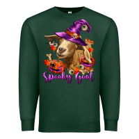 Sports Green Spooky Goat Premium Sweatshirt - RanaPortraitStore