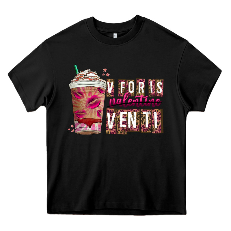 V For Is Valentine Venti Heavy Core Tee by CowhideDigitalArt | Teevron