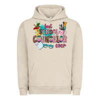 Pigment French Oak best school counselor ever Urban Hoodie - AdoDesignShop