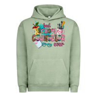 Pigment Oil Green best school counselor ever Urban Hoodie - AdoDesignShop