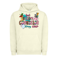 Pigment Pistachio best school counselor ever Urban Hoodie - AdoDesignShop