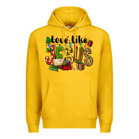 Lemon Christmas love like jesus Premium Hoodie - FaDigitalArtStudio