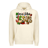 Sandshell Christmas love like jesus Premium Hoodie - FaDigitalArtStudio