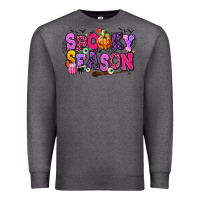 Charcoal Heather Spooky season Halloween Premium Sweatshirt - RanaPortraitStore