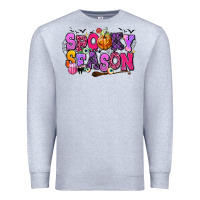 Heather Grey Spooky season Halloween Premium Sweatshirt - RanaPortraitStore
