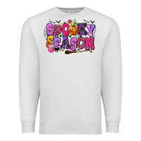 Oatmeal Heather Spooky season Halloween Premium Sweatshirt - RanaPortraitStore