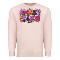 Pale Pink Spooky season Halloween Premium Sweatshirt - RanaPortraitStore