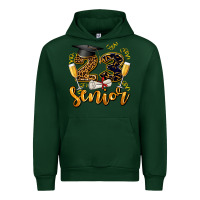 Forest Green 23 senıor wıth champagne Urban Hoodie - AdoDesignShop