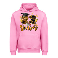 Fuchsia Pink 23 senıor wıth champagne Urban Hoodie - AdoDesignShop
