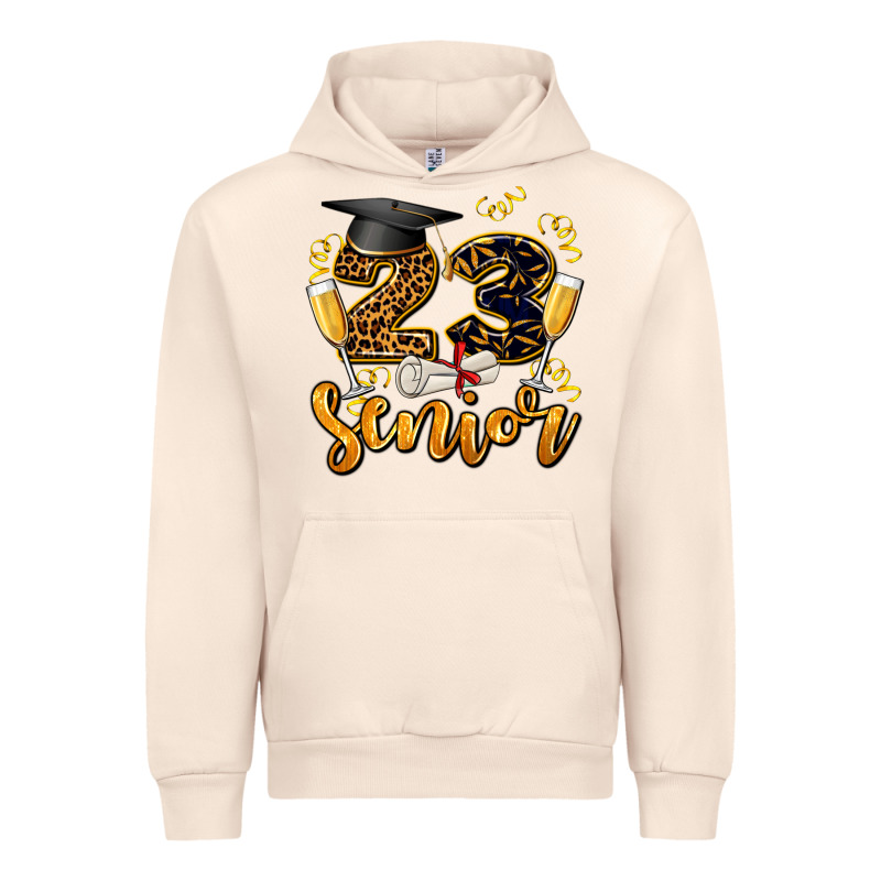 23 Senıor Wıth Champagne Urban Hoodie by AdoDesignShop | Teevron
