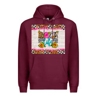 Burgundy race life Premium Hoodie - HRA Design Shop