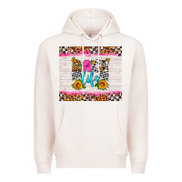 Pale Pink race life Premium Hoodie - HRA Design Shop