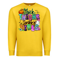 Lemon Thick thighs spooky vibes Premium Sweatshirt - RanaPortraitStore