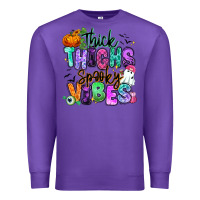Purple Thick thighs spooky vibes Premium Sweatshirt - RanaPortraitStore