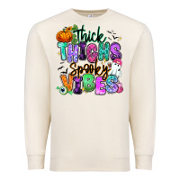 Sandshell Thick thighs spooky vibes Premium Sweatshirt - RanaPortraitStore