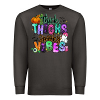 Smoke Thick thighs spooky vibes Premium Sweatshirt - RanaPortraitStore