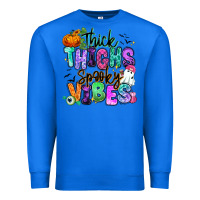 True Royal Thick thighs spooky vibes Premium Sweatshirt - RanaPortraitStore
