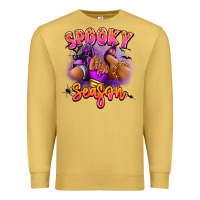 Antique Gold Spooky season sneaker and heel afro woman Premium Sweatshirt - RanaPortraitStore