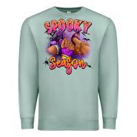 Seafoam Spooky season sneaker and heel afro woman Premium Sweatshirt - RanaPortraitStore