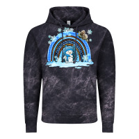 Winter   Rainbow And Snowman Vintage Hoodie | Teevron