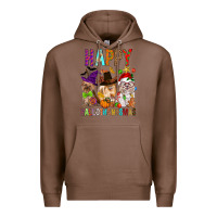 Chestnut Happy hallothankmas dog Premium Hoodie - FaDigitalArtStudio