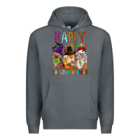 Rock Happy hallothankmas dog Premium Hoodie - FaDigitalArtStudio