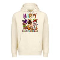 Sandshell Happy hallothankmas dog Premium Hoodie - FaDigitalArtStudio