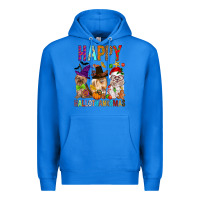 True Royal Happy hallothankmas dog Premium Hoodie - FaDigitalArtStudio