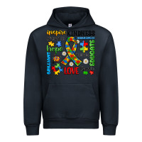Navy autism awareness Urban Hoodie - JahusDesignShop