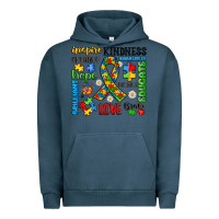 Pigment Midnight Navy autism awareness Urban Hoodie - JahusDesignShop