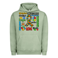 Pigment Oil Green autism awareness Urban Hoodie - JahusDesignShop