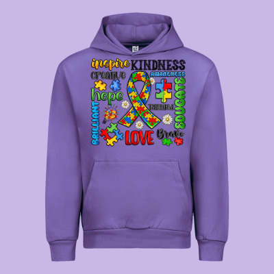 Autism Awareness Urban Hoodie Designed By Jahusdesignshop