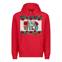 Red stay wild Premium Hoodie - HRA Design Shop
