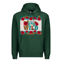 Sports Green stay wild Premium Hoodie - HRA Design Shop