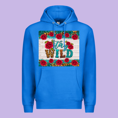 Stay Wild Premium Hoodie Designed By Hra Design Shop
