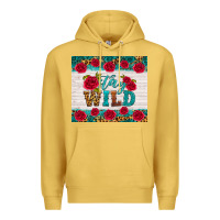 Antique Gold stay wild Premium Hoodie - HRA Design Shop