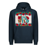 Navy stay wild Premium Hoodie - HRA Design Shop