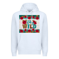 White stay wild Premium Hoodie - HRA Design Shop