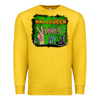 Lemon Watercolor Halloween Vibes Premium Sweatshirt - RanaPortraitStore