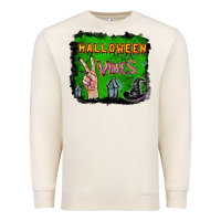 Sandshell Watercolor Halloween Vibes Premium Sweatshirt - RanaPortraitStore