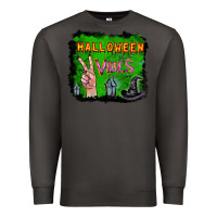 Smoke Watercolor Halloween Vibes Premium Sweatshirt - RanaPortraitStore