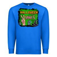 True Royal Watercolor Halloween Vibes Premium Sweatshirt - RanaPortraitStore