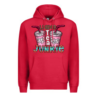 Cardinal loaded tea junkie Premium Hoodie - CowhideDigitalArt
