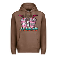 Chestnut loaded tea junkie Premium Hoodie - CowhideDigitalArt