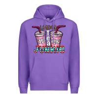 Purple loaded tea junkie Premium Hoodie - CowhideDigitalArt